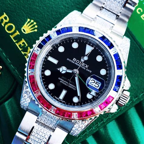 rolex gmt master pepsi dial|rolex gmt pepsi diamond bezel.